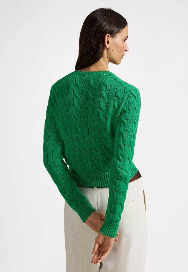Polo Ralph Lauren FLAG SHRUNKEN CABLE COTTON SWEATER