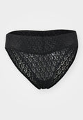 Calvin Klein Underwear LOW RISE BIKINI LOGO LACE TRIM - Briefs - black
