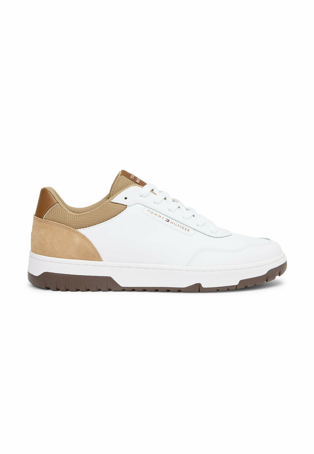 MIXED TEXTURE BASKETBALL TRAINERS WITH LEATHER Media 7
