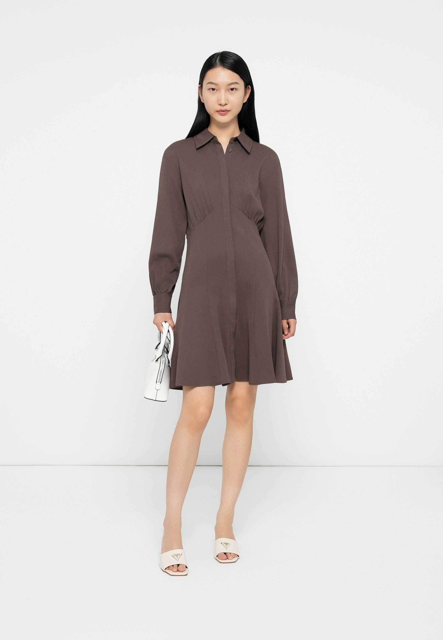 MARCIANO BY GUESS LEDA FLARED DRESS