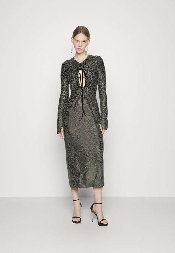 Christopher Kane THE MERCURY LONG SLEEVE HOTFIX DRESS