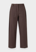 Vero Moda Petite VMSELMA BARREL PANTS - Trousers - chocolate torte