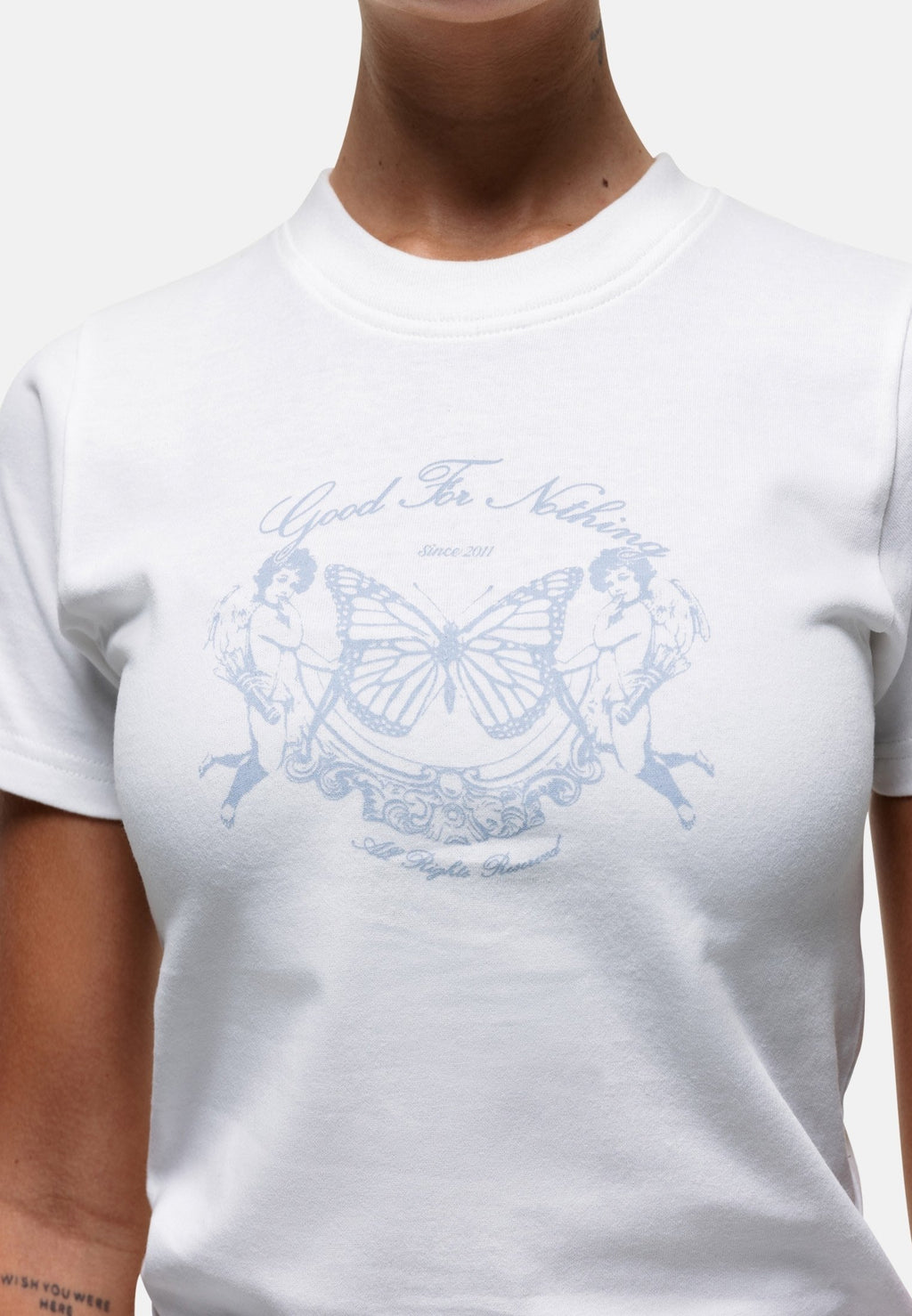 Good For Nothing RENAISSANCE PRINT BABY TEEGDP