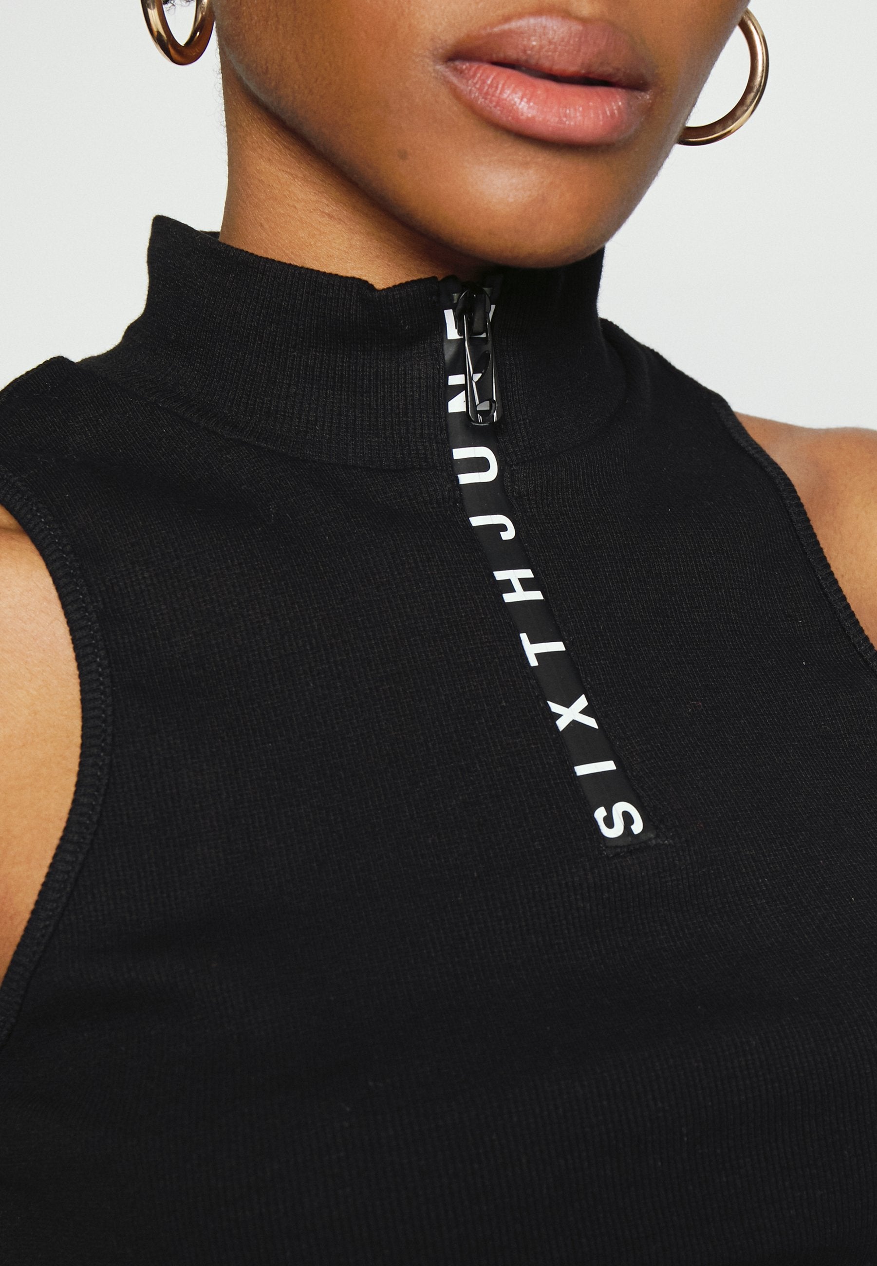 Sixth June FINE CROP BRANDED HALF ZIP