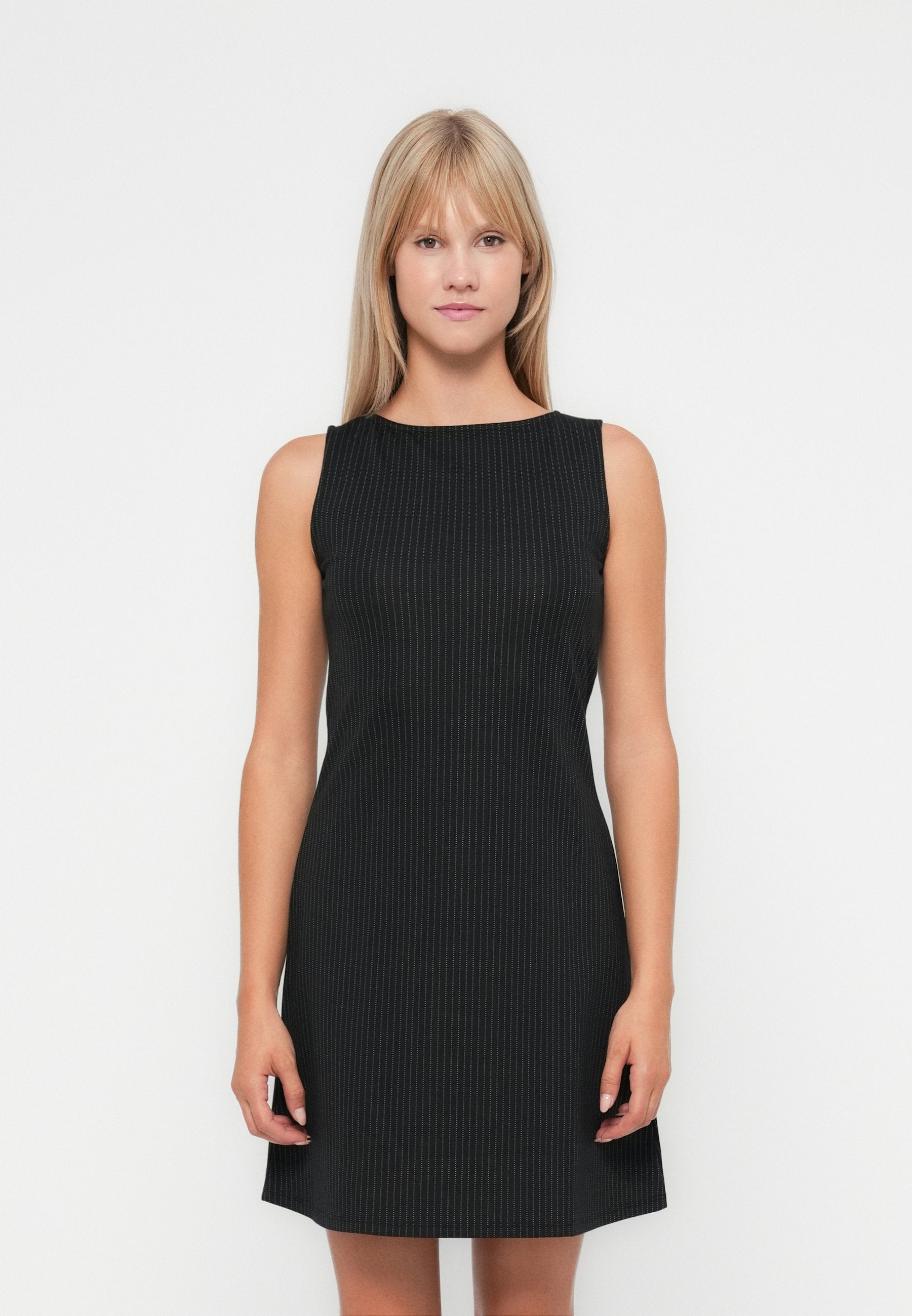 VILA VIJASMINA BOAT NECK SHORT DRESS