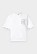 ONLY ONLTERZA O NECK  - Print T-shirt - bright white