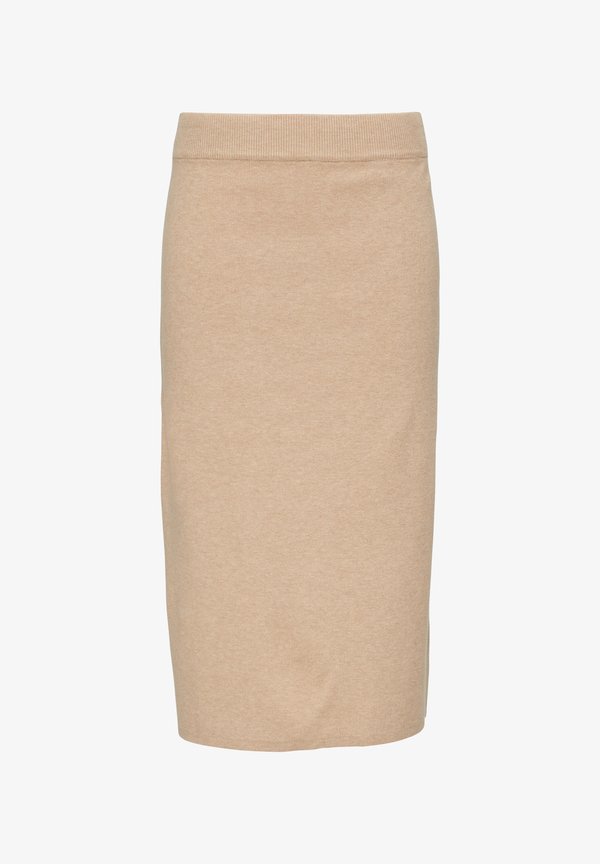 s.Oliver Pencil skirt - hellbraun