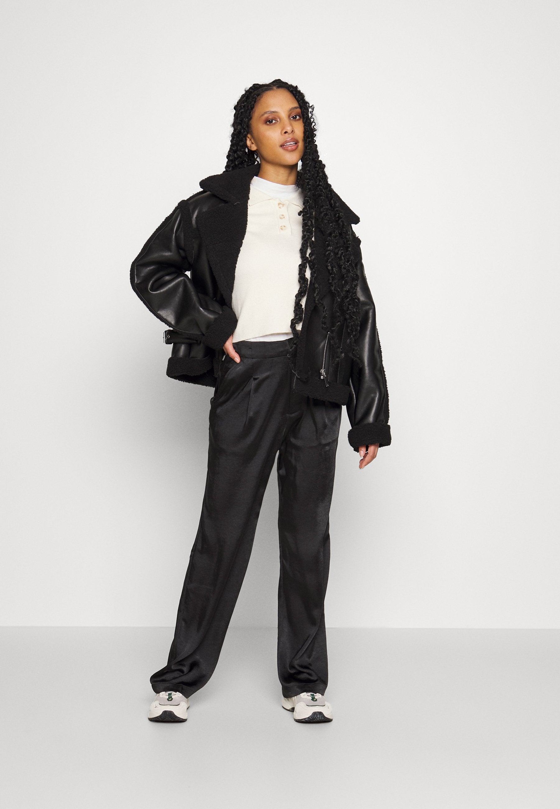 GAP Petite PLEATED WIDE PANT