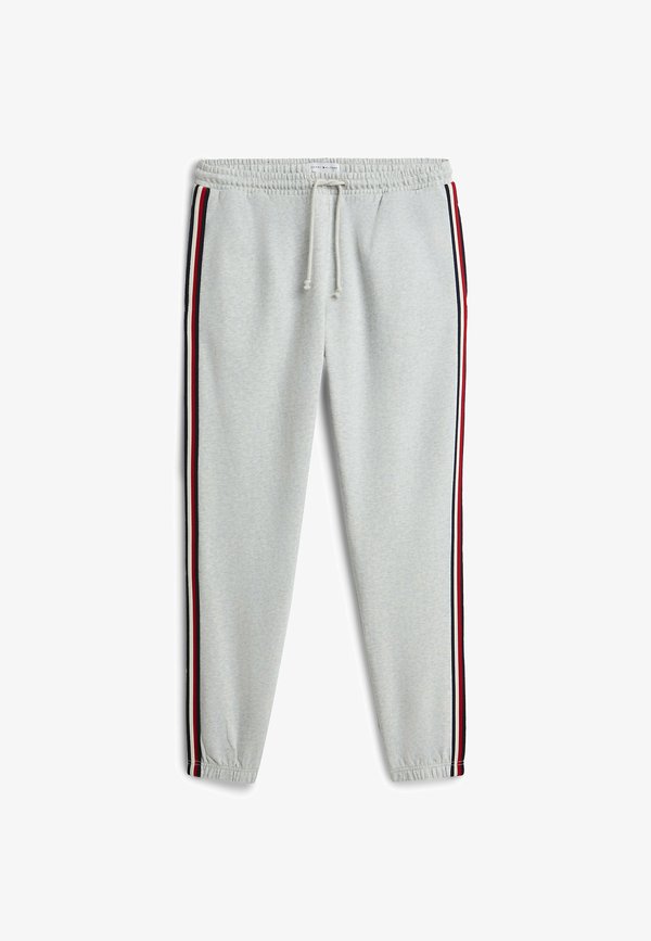 Tommy Hilfiger TRACK PANT - TH GLOBAL STRIPE LG - Pyjama bottoms - ice grey heather
