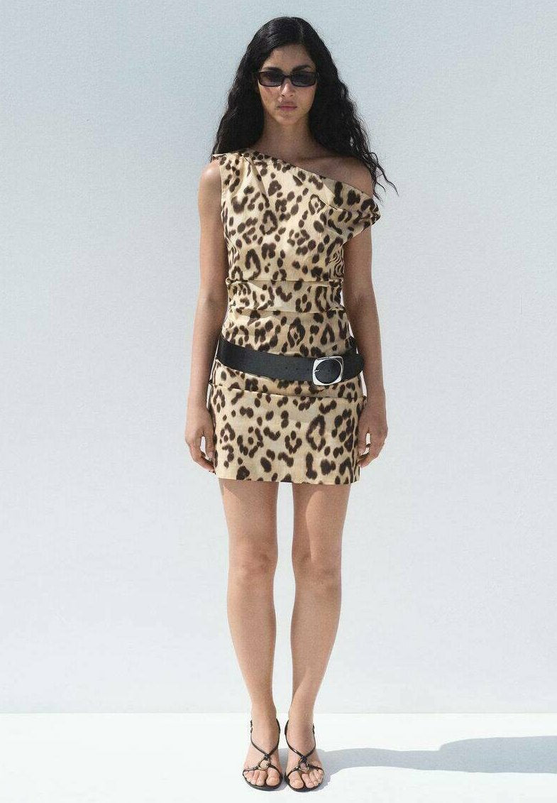 Mango ASYMMETRICAL ANIMAL-PRINT