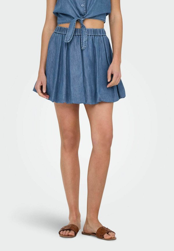 ONLY Denim ONLBEA Denim Denim Short - Puffball skirt - medium blue denim