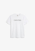 Calvin Klein LOGO GRAPHIC UNISEX - Print T-shirt - bright white