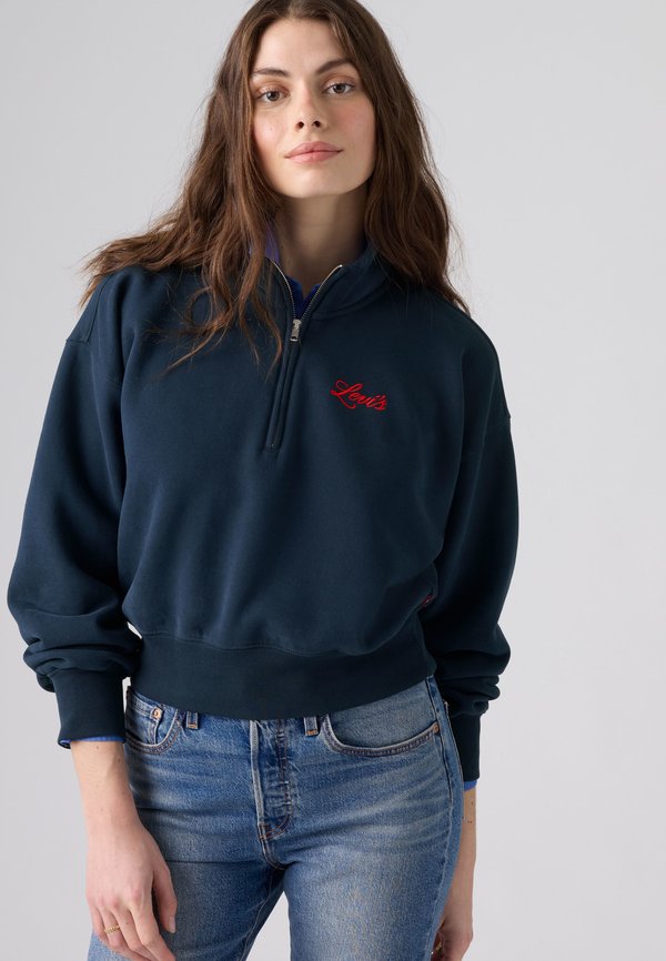Levi's® VINTAGE 80S 1/4 ZIP - Sweatshirt - navy blazer