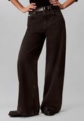Calvin Klein Jeans RELAXED WIDE - Wide Leg - washed night