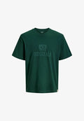 Jack & Jones JORFREDERIKSBERG MONOGRAM TEE - Print T-shirt - pine grove