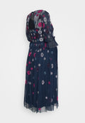 Maya Deluxe Maternity CLUSTER MIDI DRESS