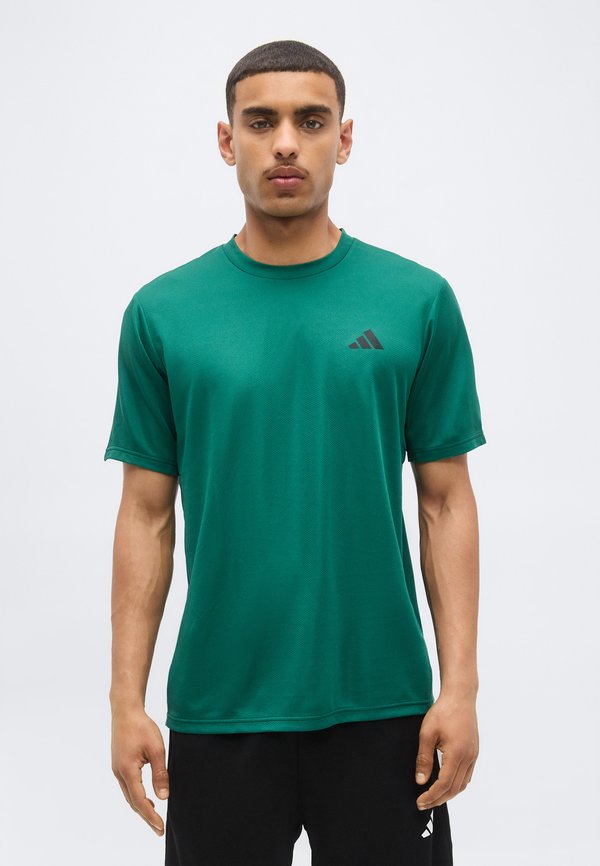 adidas Performance WORKOUT ESSENTIALS BASE - Sports T-shirt - collegiate green