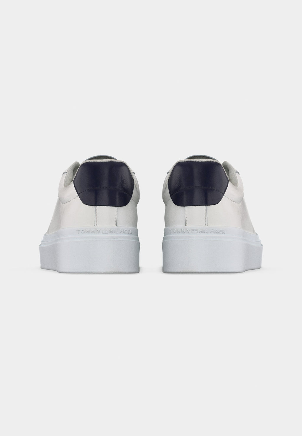 LOGO LEATHER PLATFORM CUPSOLE TRAINERS Media 4