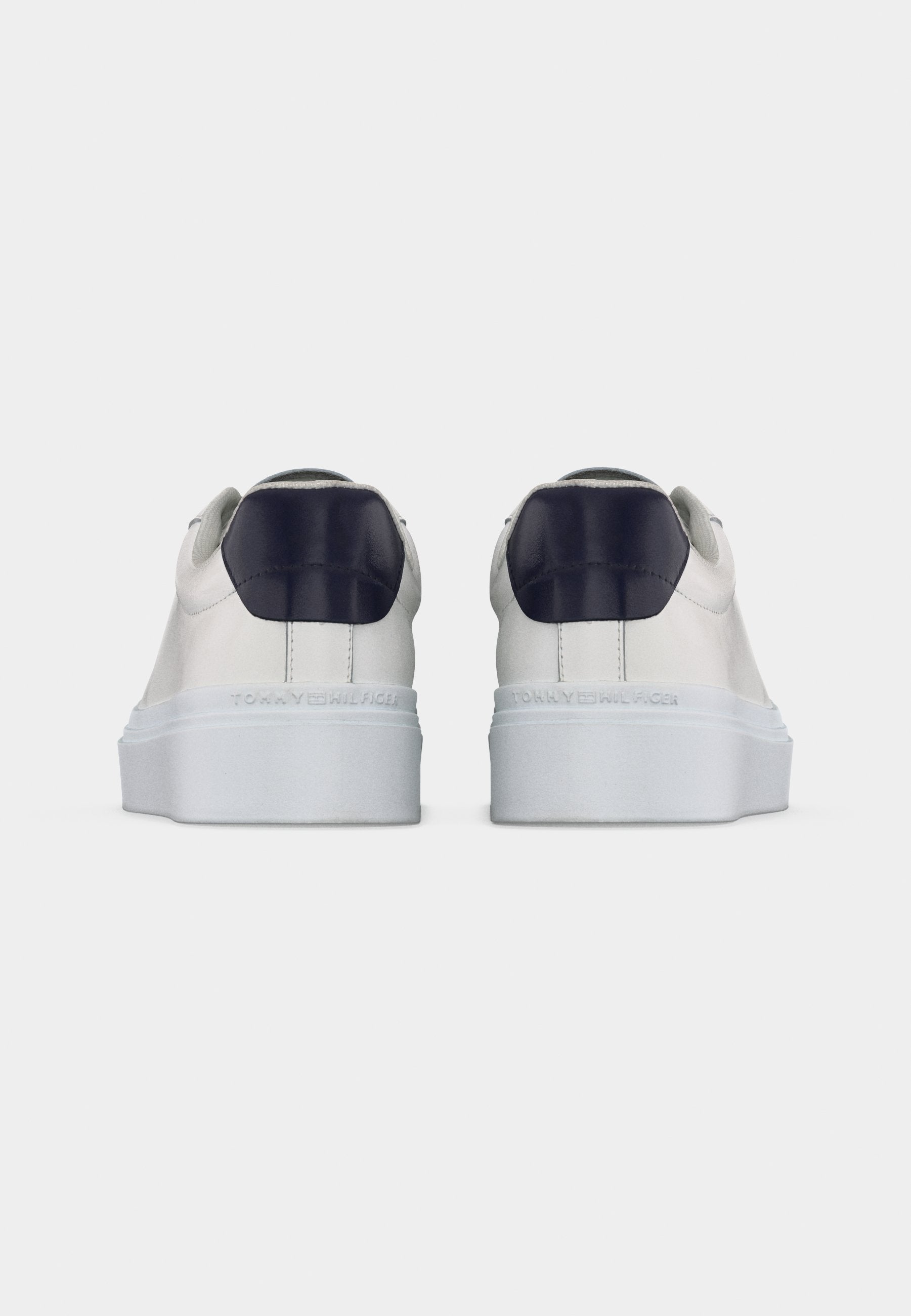 LOGO LEATHER PLATFORM CUPSOLE TRAINERS Media 4