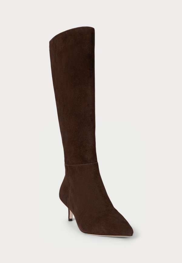 Lauren Ralph Lauren MCKAY SUEDE TALL BOOT HEEL