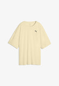 Puma WARDROBE ESS OVERSIZED TEE - Basic T-shirt - buttercream
