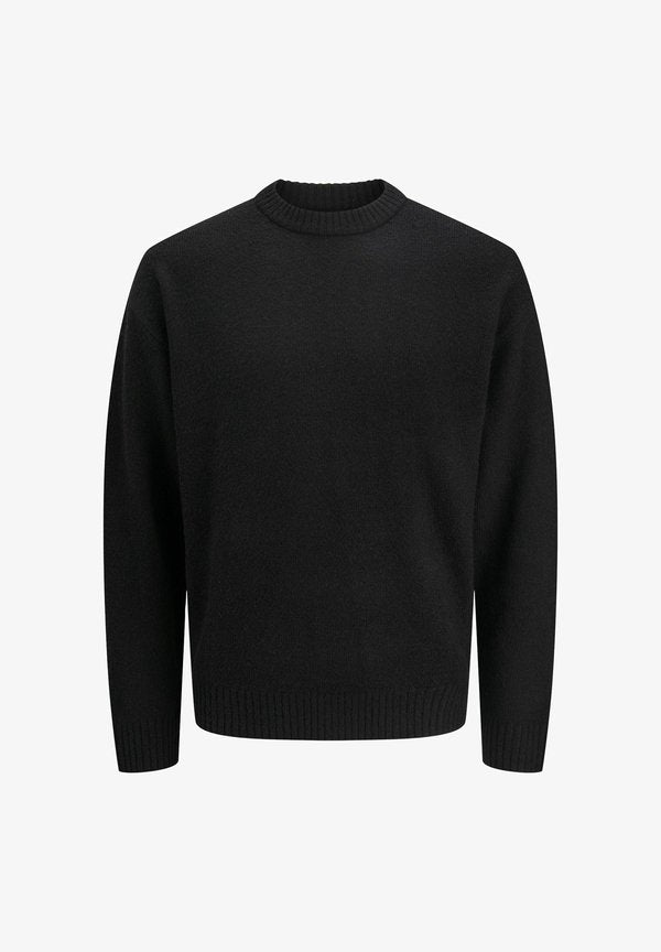 Jack & Jones JJESOHO OLLIE CREW NECK - Jumper - black