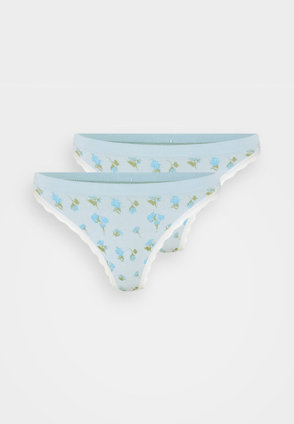 ONLY ONLHOLLY PATTERN THONG 2 PACK