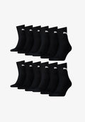 Puma 12 PACK - Sports socks - 200 - black