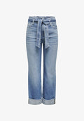 ONLY Wide-fit ONLMADDIE High waist Wide Leg Fit - Flared Jeans - medium blue denim