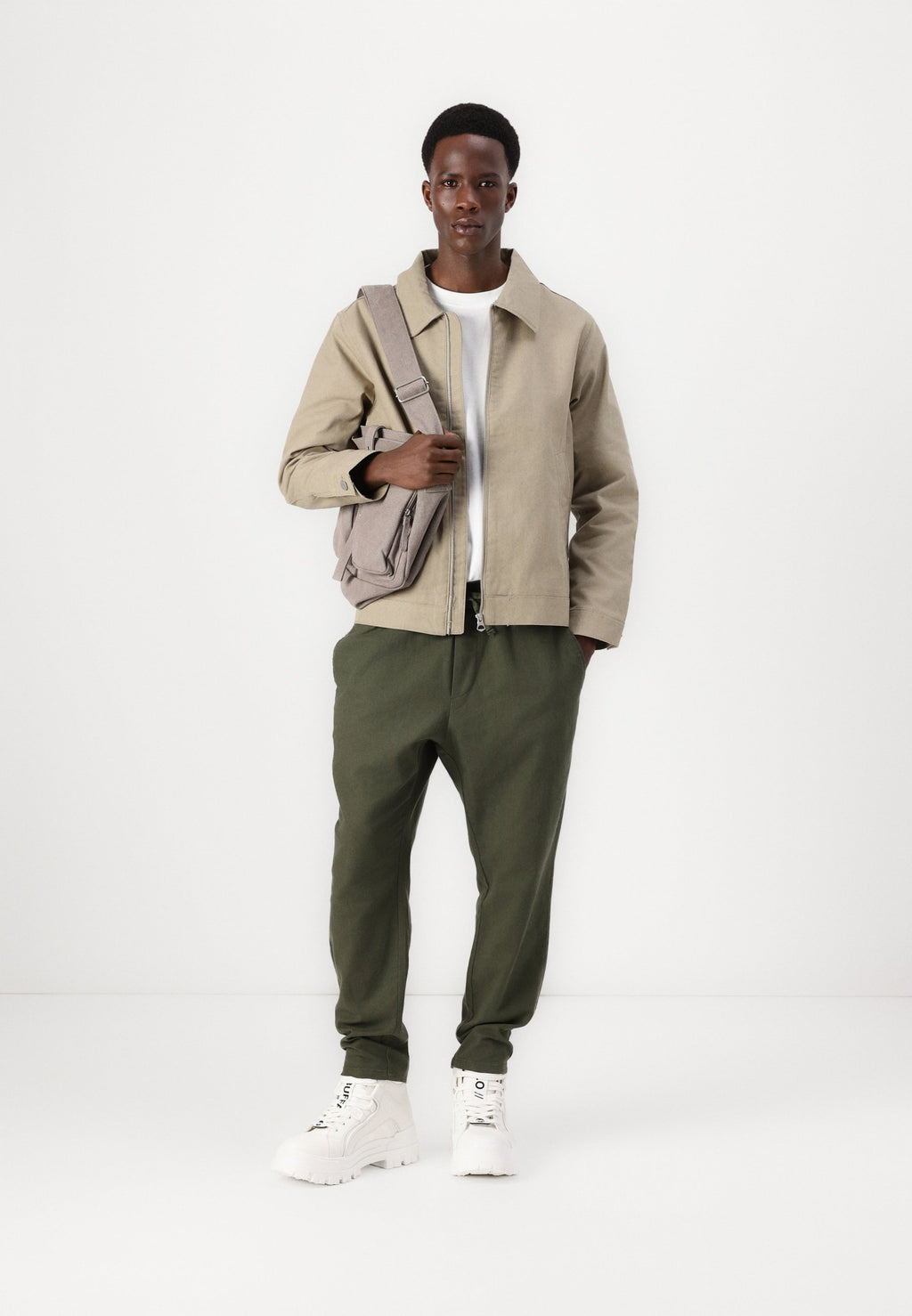 Joggers ONSLINUS Tapered Fit Linen Media 1