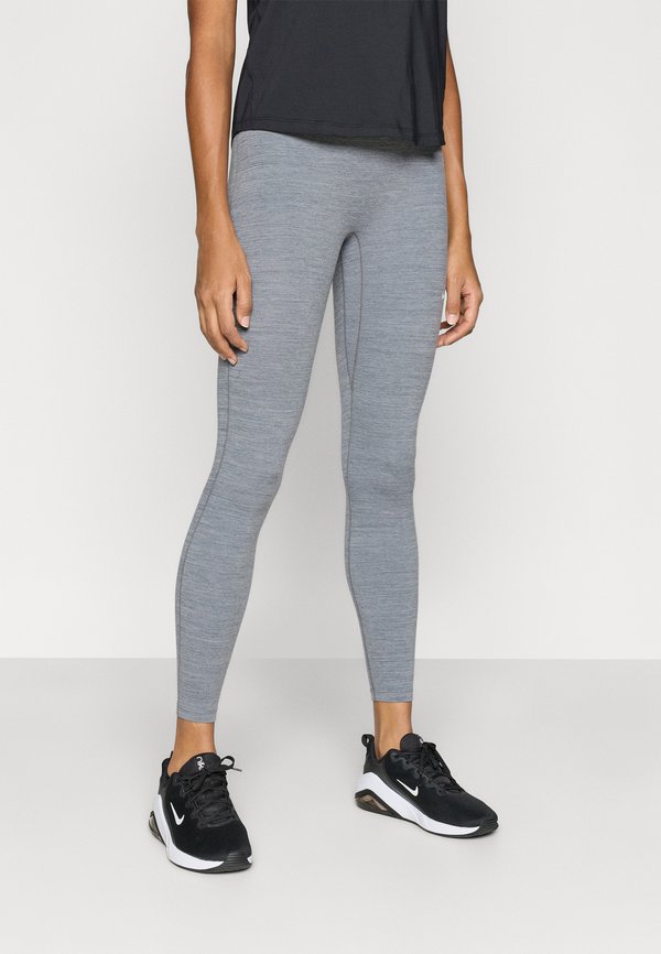 Nike Performance ONE TIGHT - Leggings - smoke grey/heather/white
