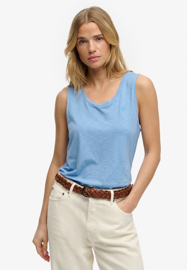 Superdry & Co SUPERDRY SCOOP NECK TANK.. - Top - bluebell
