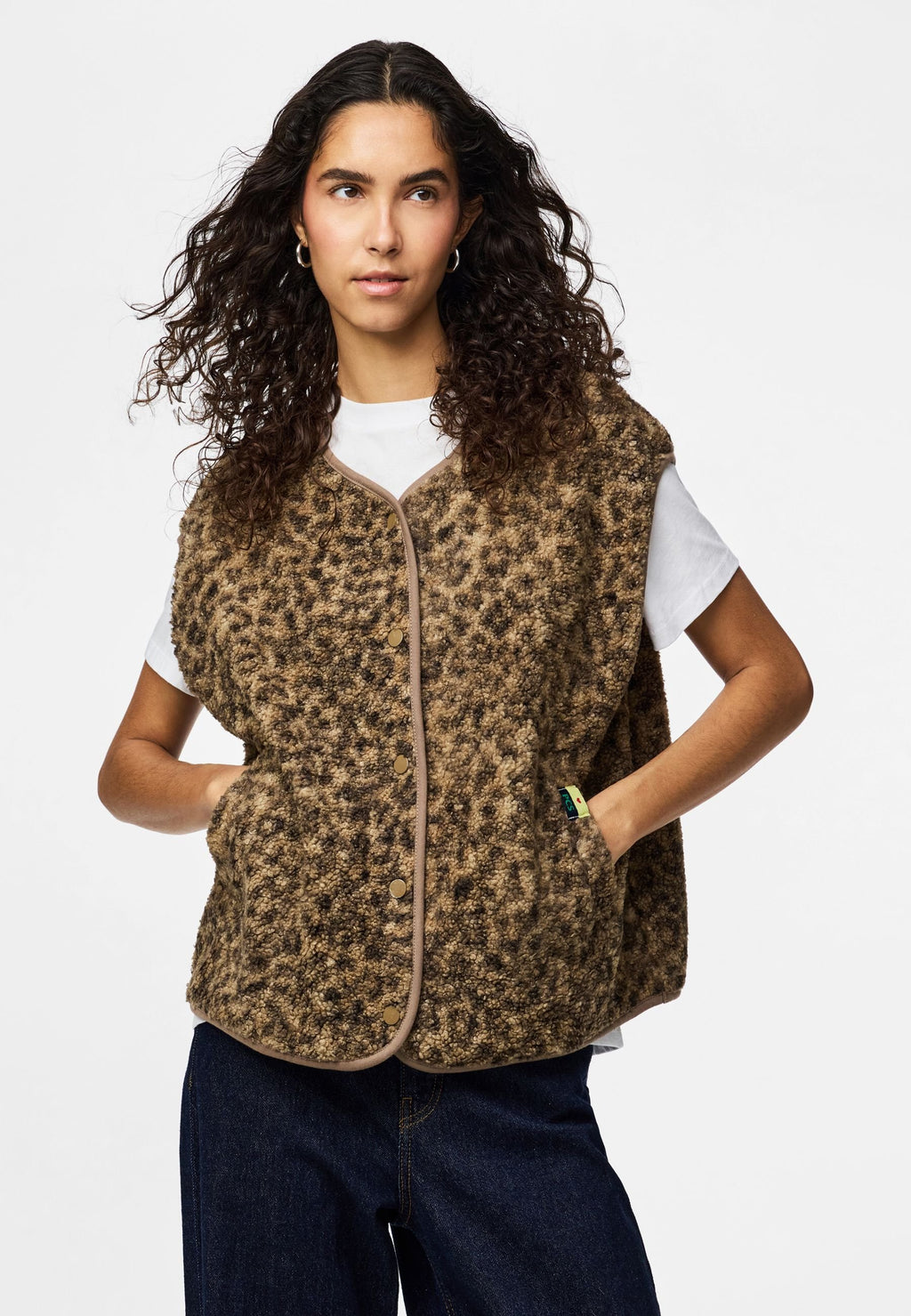 Pieces PCKATTY TEDDY VEST NOOS BC