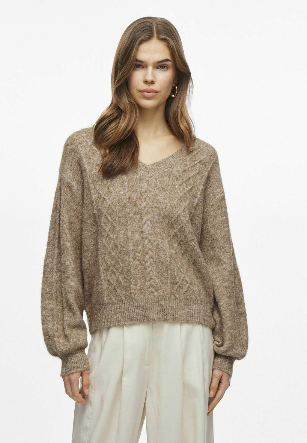 VILA Knitted V-neck