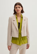 Stefanel CROPPED SINGLE-BREASTED IN LAYERED
