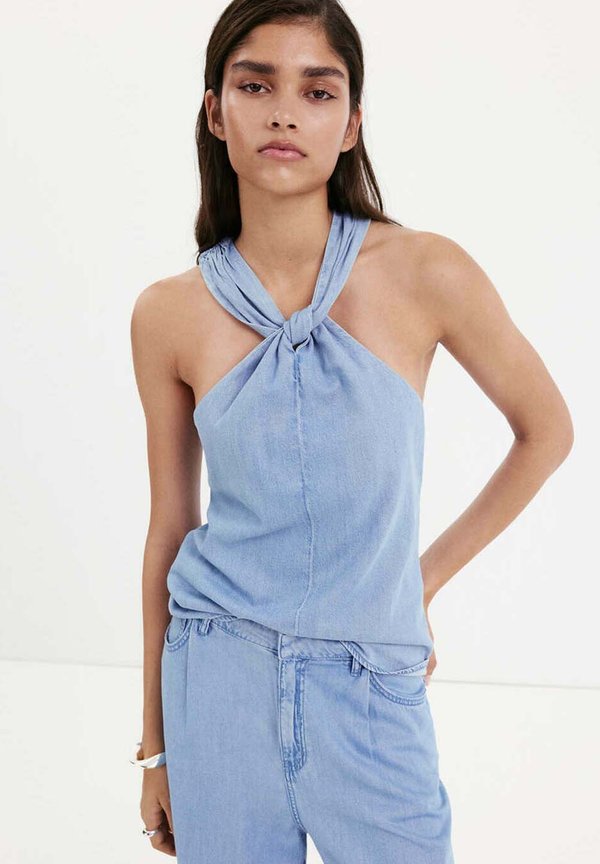 Mango ADULT - Blouse - light blue