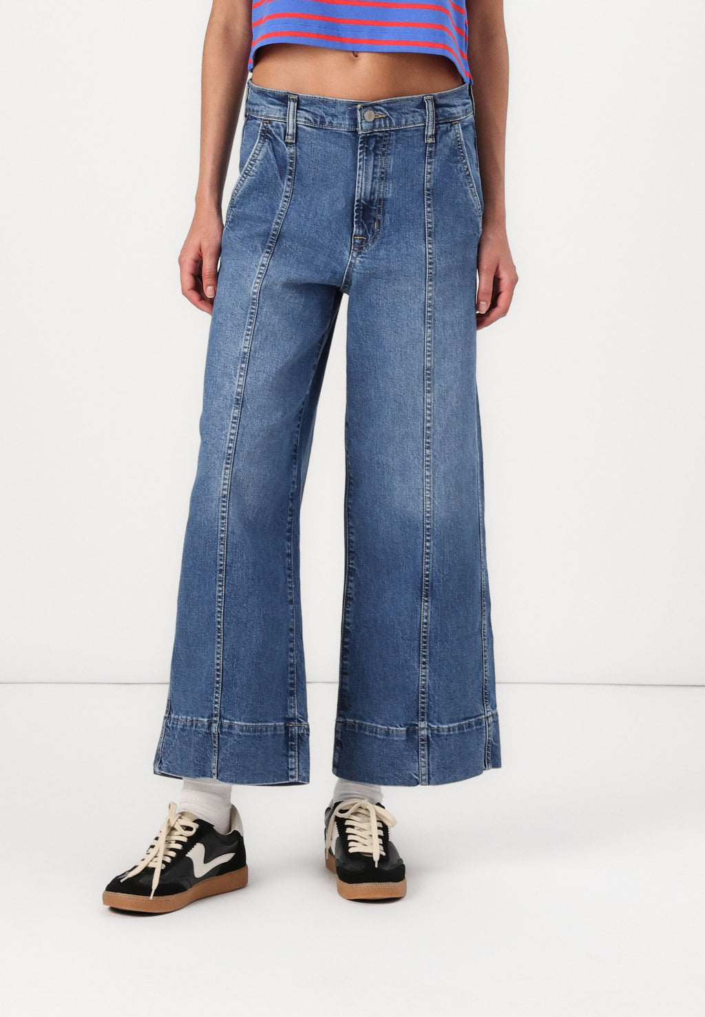 GAP WIDE LEG CROP REESA SEAMED