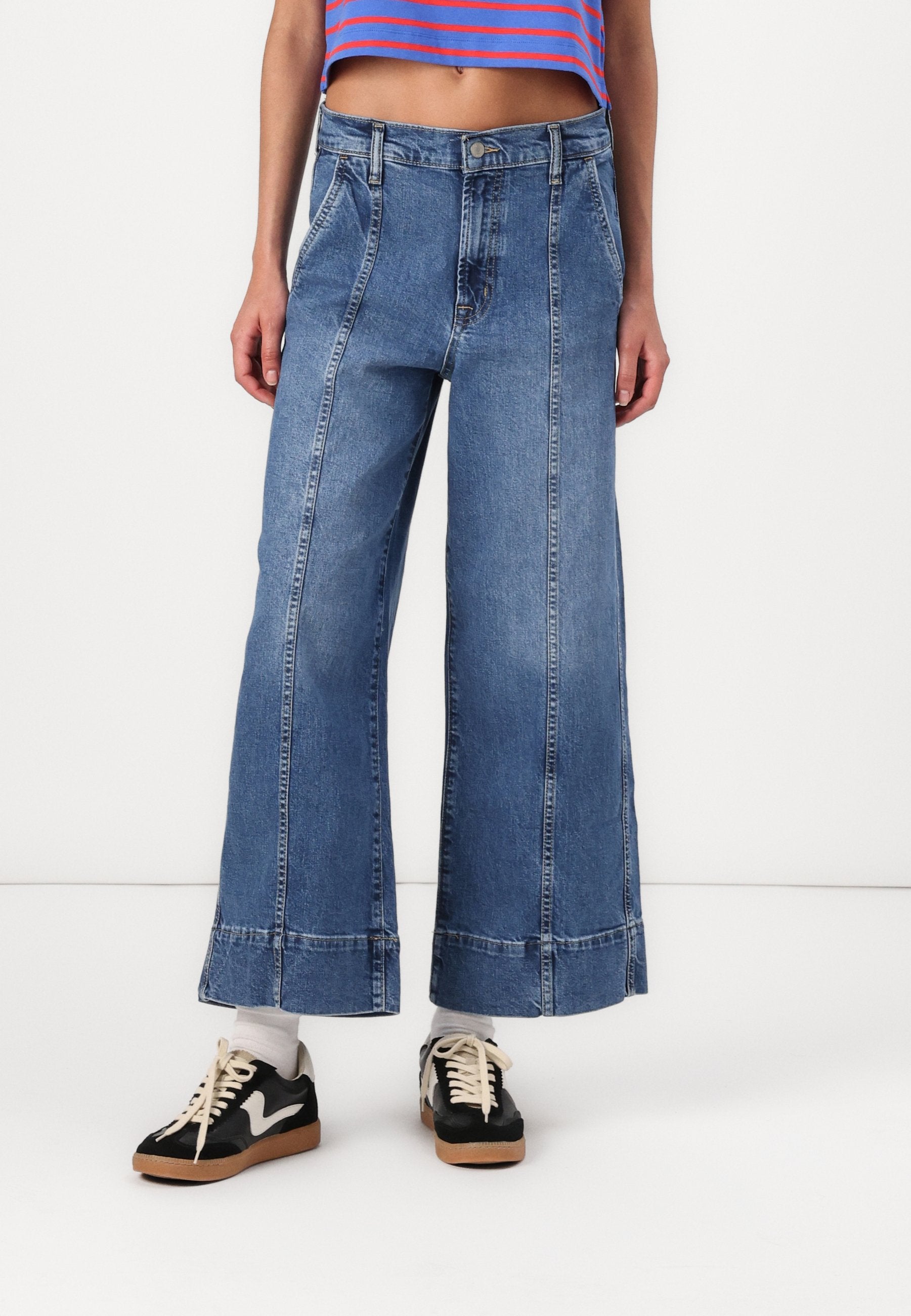 GAP WIDE LEG CROP REESA SEAMED