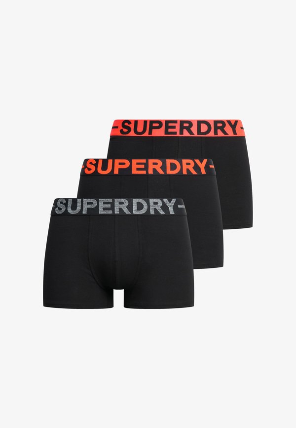 Superdry & Co TRIPLE PACK - Trunks - black orange