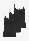 ONLY 3PACK - Top - mottled black