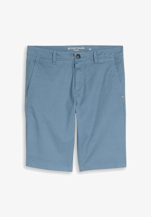 TOM TAILOR Shorts - blue mini geometric print