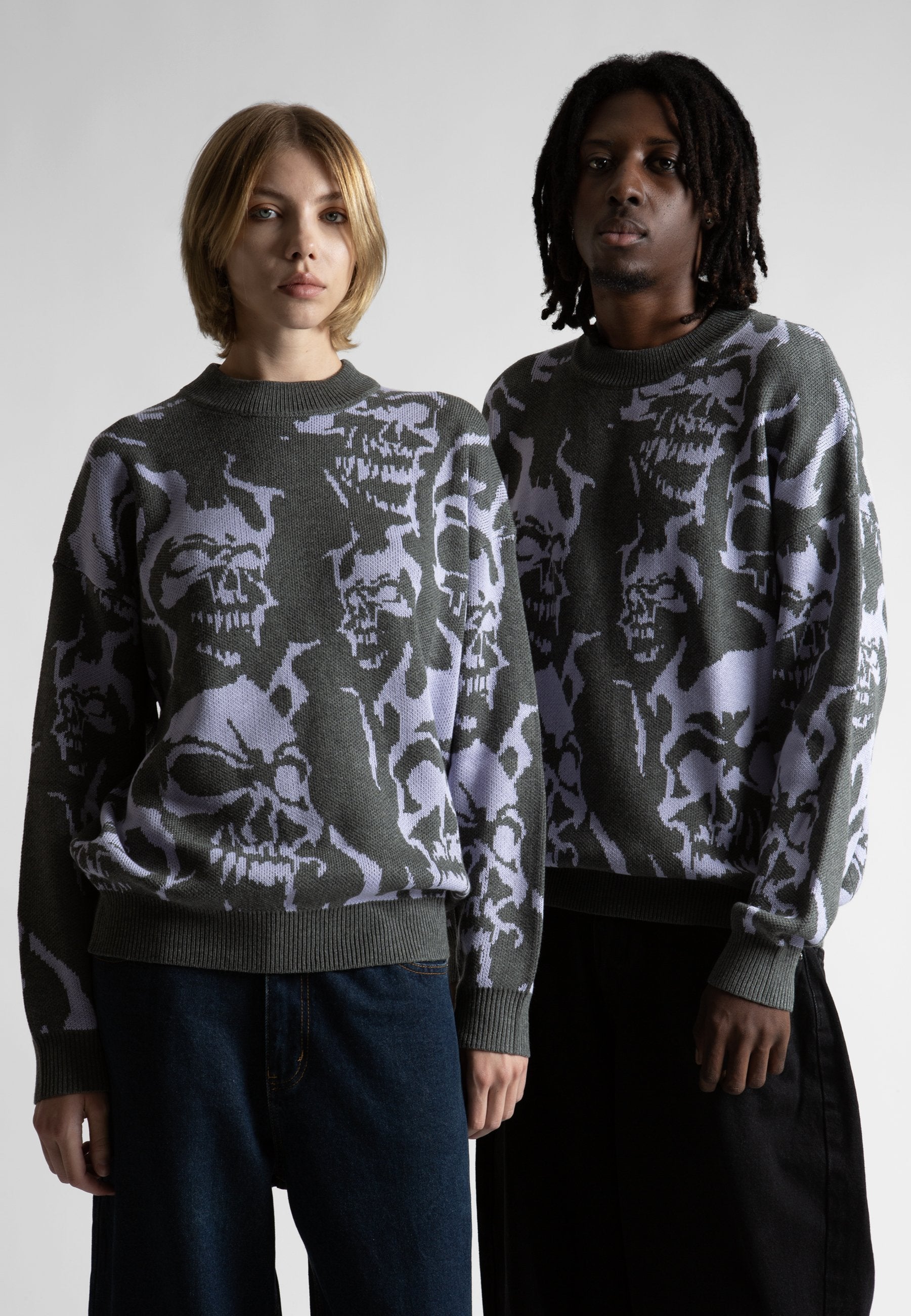 Wasted Paris SKULL SWEATER UNISEX