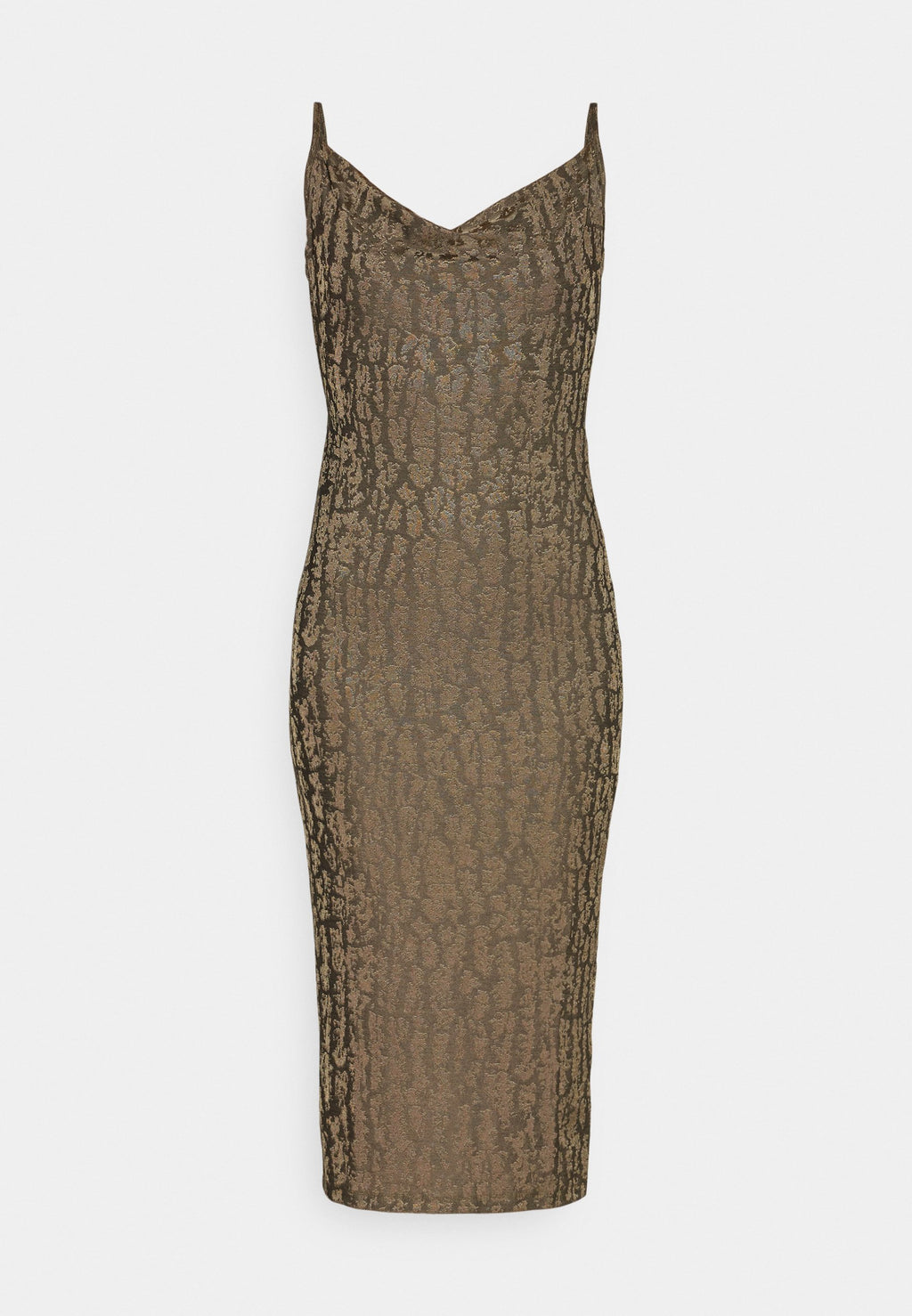 NA-KD BACK TIE MIDI DRESS