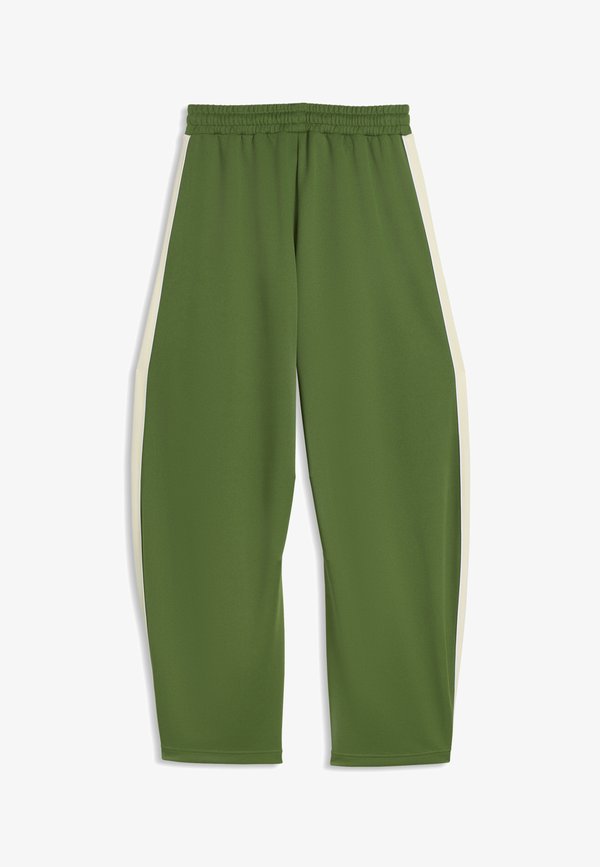 Puma T7 RELAXED BARREL LOVE OF THE CAT TRACK PANTS - Tracksuit bottoms - earthy green