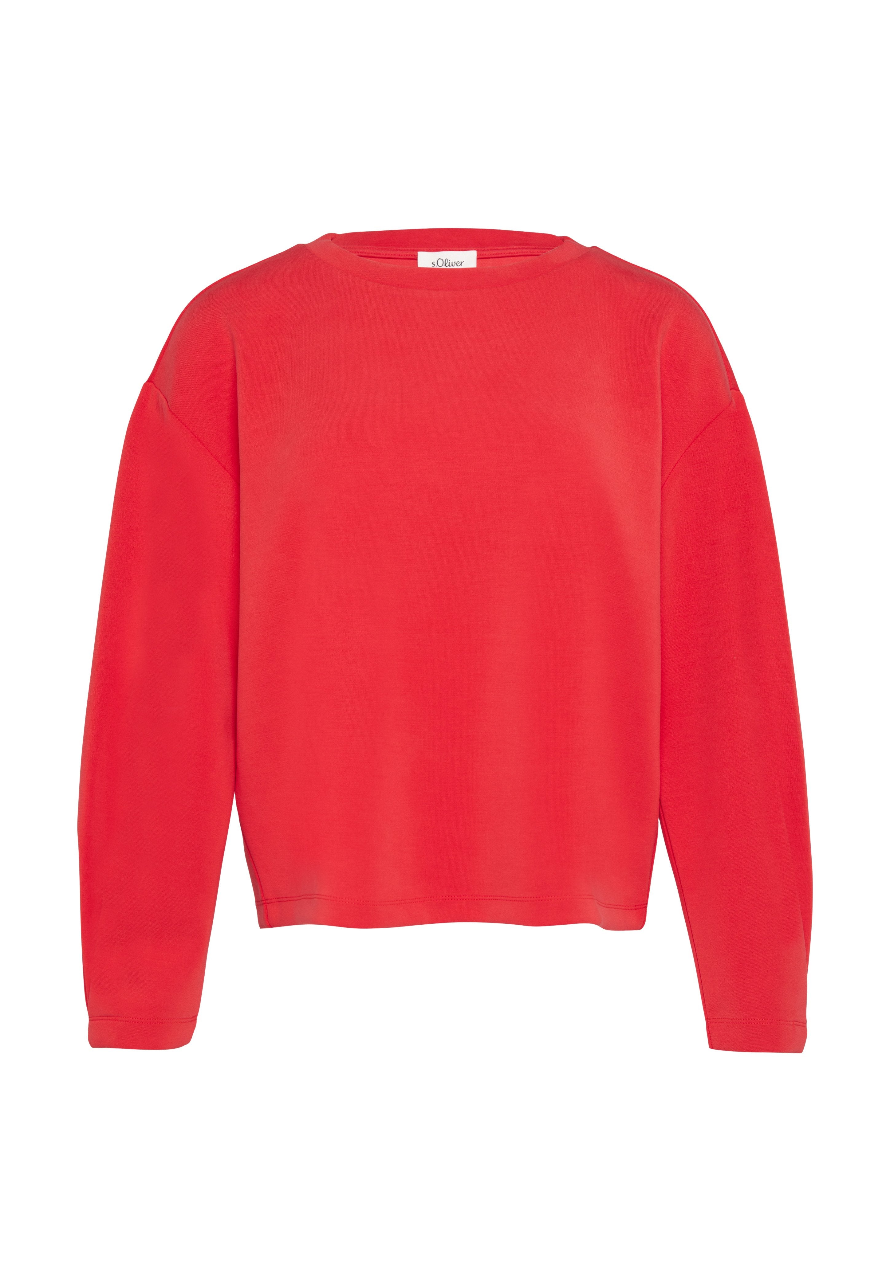 SCUBA-SWEATSHIRT AUS MODALMIX IM RELAXED FIT Media 1