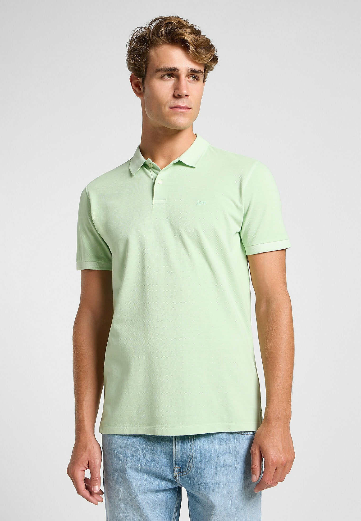 Lee SHORT SLEEVE GARMENT_DYE_POLO FOR MENS - REGULAR FIT