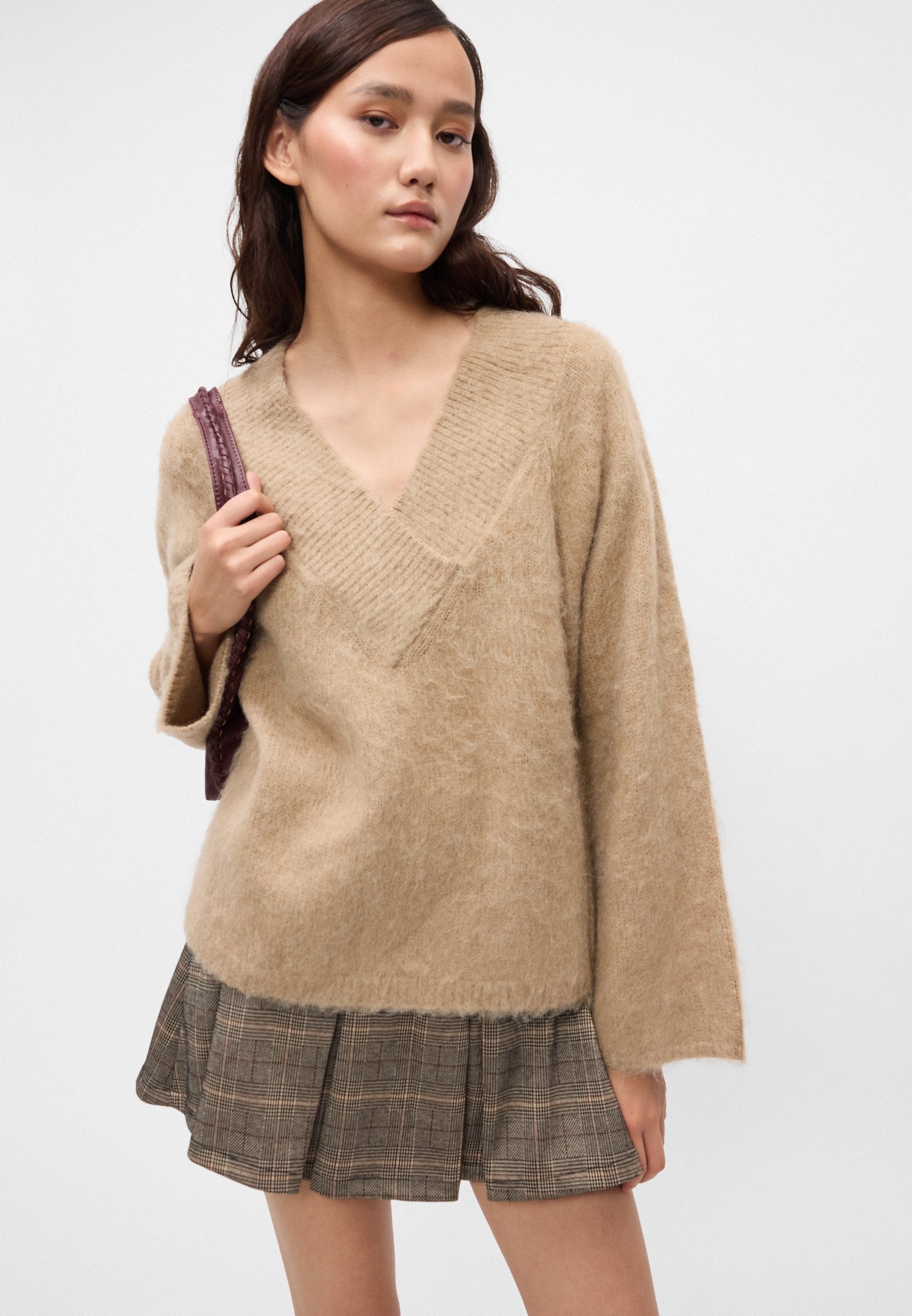 Gina Tricot V NECK SWEATER