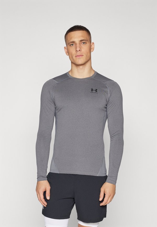 Under Armour HEATGEAR BASELAYER - Long sleeved top - carbon heather/black