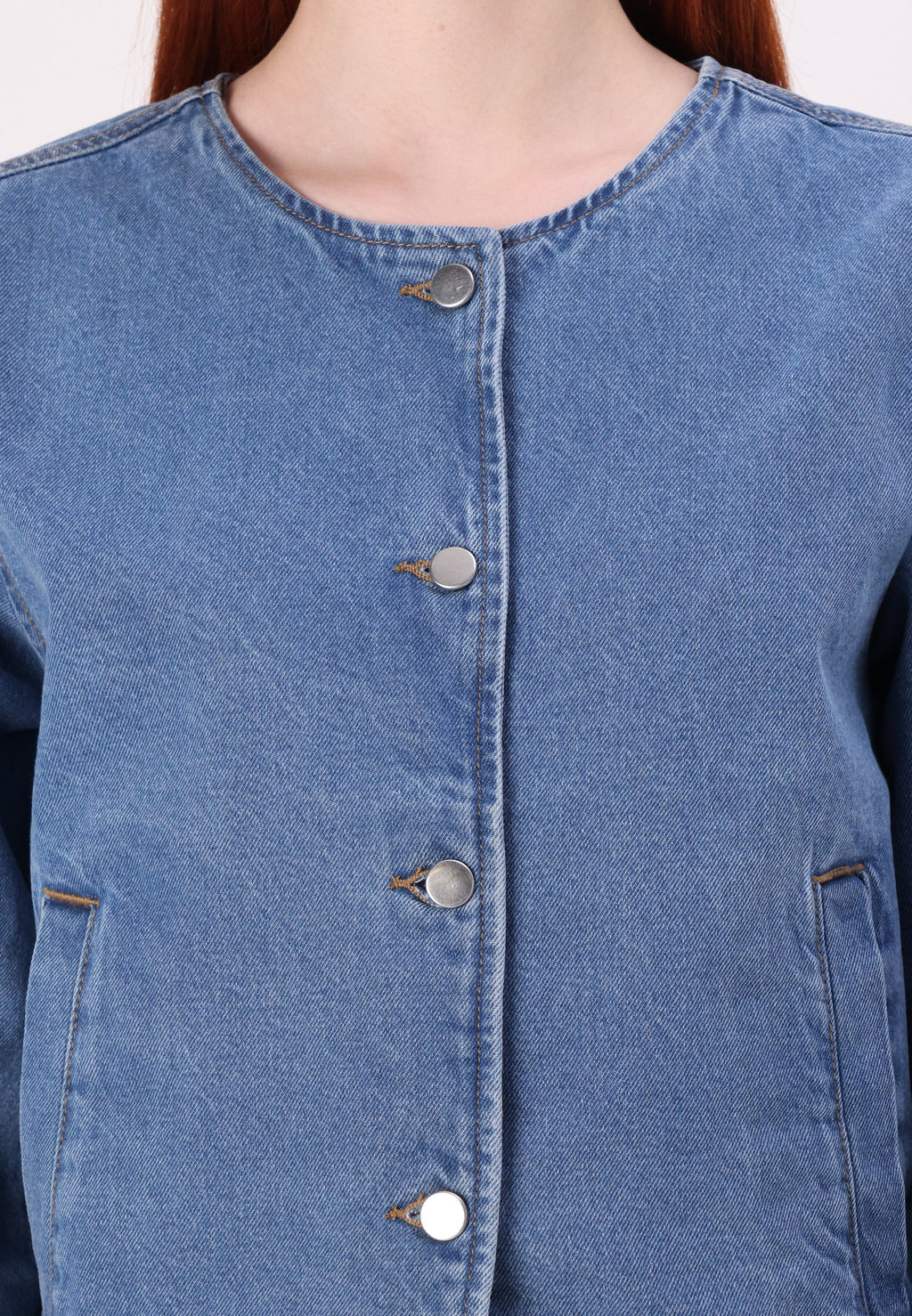 VILA Denim buttoned