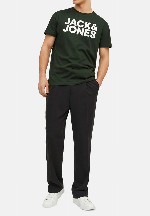 Jack & Jones 3 PACK - Print T-shirt - schwarz blau grün